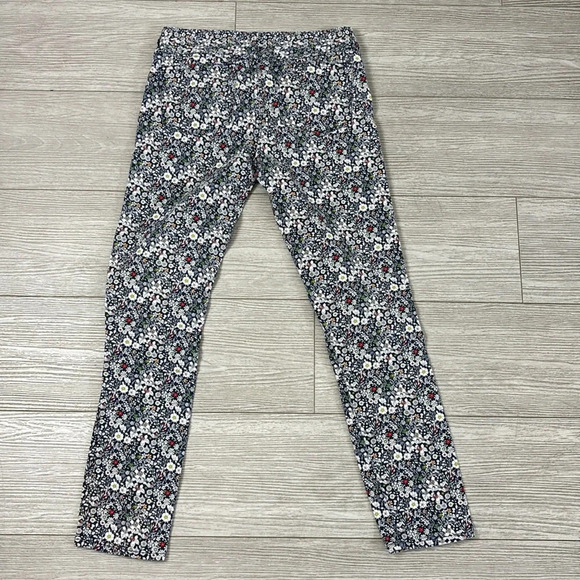 J. Crew Liberty Floral Print Toothpick Skinny Ankle Jeans Size 25 - Picture 3 of 13